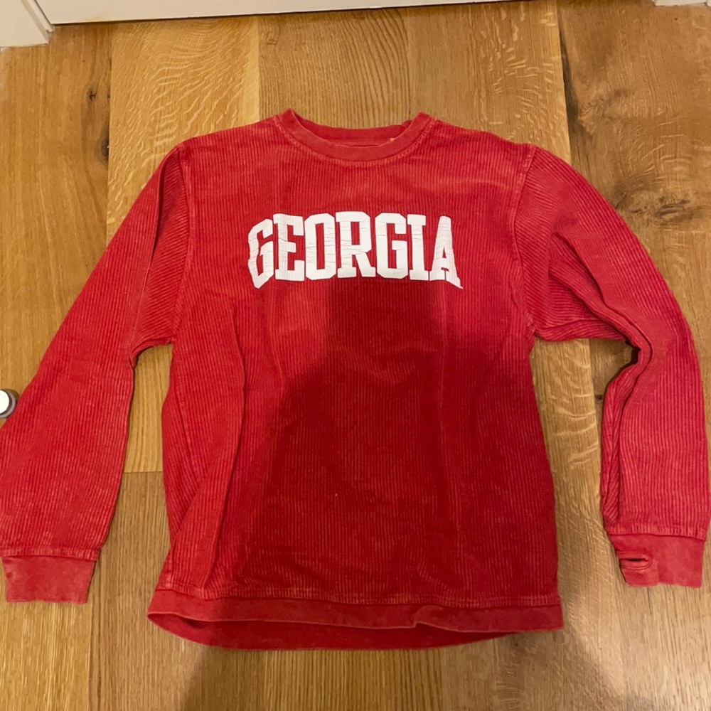Georgia sweatshirt.